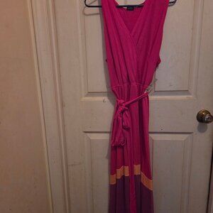 Faded Glory colorblock Trim Maxi dress size 3X